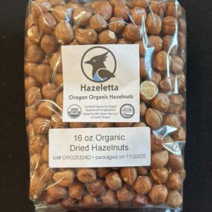 Organic Dried Hazelnuts